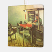 Vincent van Gogh Wever tegenover het linker spinne Keramisch Ornament (Links)