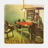 Vincent van Gogh Wever tegenover het linker spinne Keramisch Ornament (Achterkant)