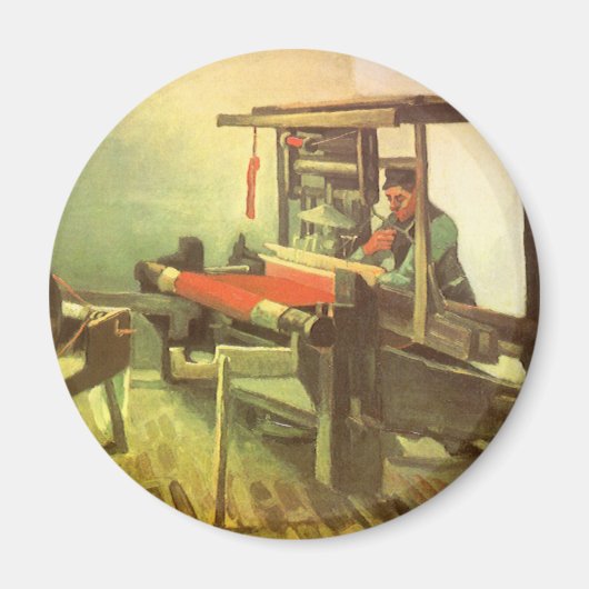 Vincent van Gogh Wever tegenover het linker spinne Magneet (Voorkant)