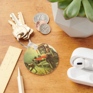 Vincent van Gogh Wever tegenover het linker spinne Sleutelhanger