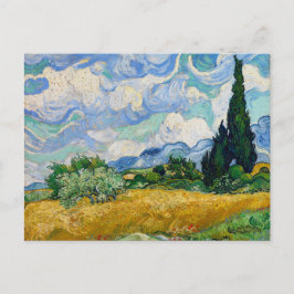 Vincent Van Gogh Wheat Field Briefkaart