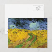 Vincent Van Gogh Wheat Field met Crows Briefkaart (Voorkant / Achterkant)