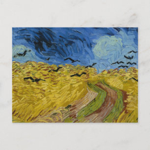 Vincent Van Gogh Wheat field met Crows Briefkaart