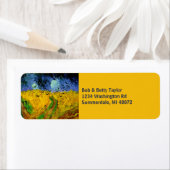 Vincent Van Gogh Wheat Field met Crows Etiket (Insitu)