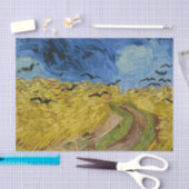 Vincent Van Gogh Wheat field met Crows Tissuepapier (Craft)