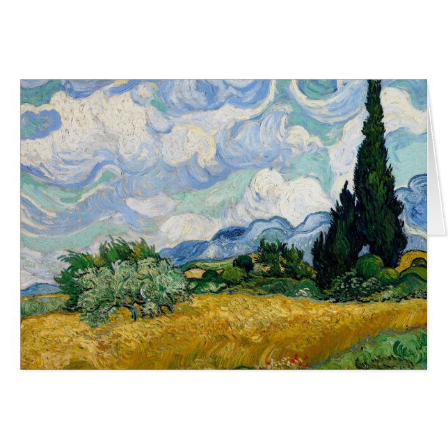 Vincent van Gogh - Wheat Field met Cypresses (Voorkant Horizontaal)