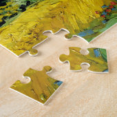 Vincent Van Gogh Wheat Field met Cypresses (1889) Legpuzzel (Zijkant)
