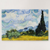 Vincent Van Gogh Wheat Field met Cypresses (1889) Legpuzzel (Horizontaal)