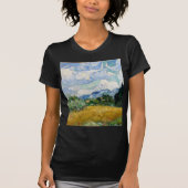 Vincent Van Gogh Wheat Field met Cypresses Art T-shirt (Voorkant)
