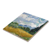 Vincent Van Gogh Wheat Field met Cypresses Art Tegeltje (Zijkant)