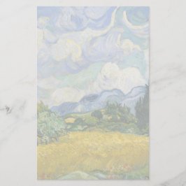 Vincent Van Gogh Wheat Field met Cypresses Briefpapier