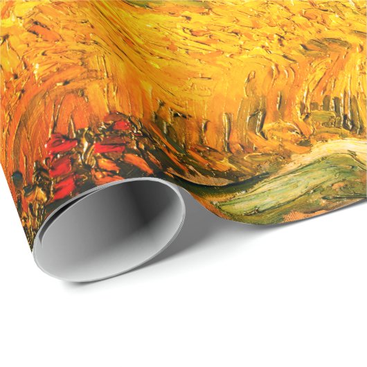 Vincent Van Gogh Wheat Field met Cypresses Cadeaupapier (Rol Hoek)