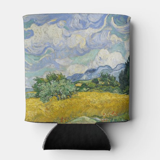 Vincent Van Gogh Wheat Field met Cypresses Custom Blikjeskoeler (Achterkant)