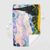Vincent Van Gogh Wheat Field met Cypresses Golfhanddoek (Insitu)