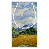Vincent Van Gogh Wheat Field met Cypresses Klein Cadeauzakje (Achterkant)