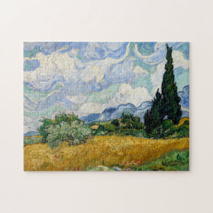 Vincent Van Gogh Wheat Field met Cypresses Legpuzzel