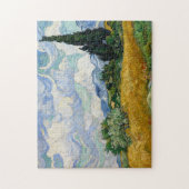 Vincent Van Gogh Wheat Field met Cypresses Legpuzzel (Verticaal)