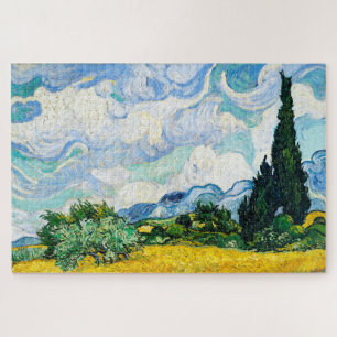 Vincent Van Gogh Wheat Field met Cypresses Legpuzzel