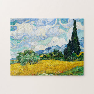 Vincent Van Gogh Wheat Field met Cypresses Legpuzzel