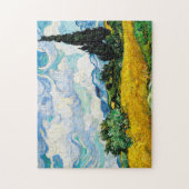 Vincent Van Gogh Wheat Field met Cypresses Legpuzzel (Verticaal)