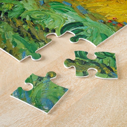 Vincent Van Gogh Wheat Field met Cypresses Legpuzzel (Zijkant)
