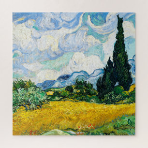Vincent Van Gogh Wheat Field met Cypresses Legpuzzel
