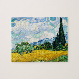 Vincent Van Gogh Wheat Field met Cypresses Legpuzzel