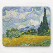 Vincent Van Gogh Wheat Field met Cypresses Muismat (Voorkant)