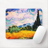 Vincent Van Gogh Wheat Field met Cypresses Muismat (Met muis)