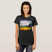 Vincent Van Gogh Wheat Field met Cypresses T-shirt (Voorkant volledig)