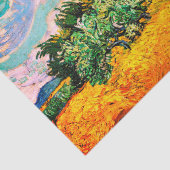 Vincent Van Gogh Wheat Field met Cypresses Tissue Tissuepapier (Detail)