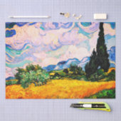 Vincent Van Gogh Wheat Field met Cypresses Tissue Tissuepapier (Craft)