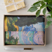 Vincent Van Gogh Wheat Field met Cypresses Tissue Tissuepapier (Geschenk)
