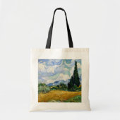 Vincent Van Gogh Wheat Field met Cypresses Tote Bag (Voorkant)