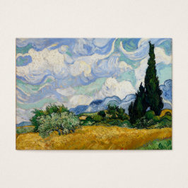 Vincent Van Gogh Wheat Field met Cypresses Visitekaartjes