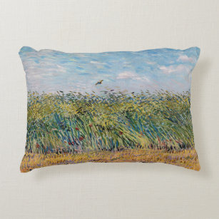 Vincent van Gogh - Wheat Field met een Lark Accent Kussen
