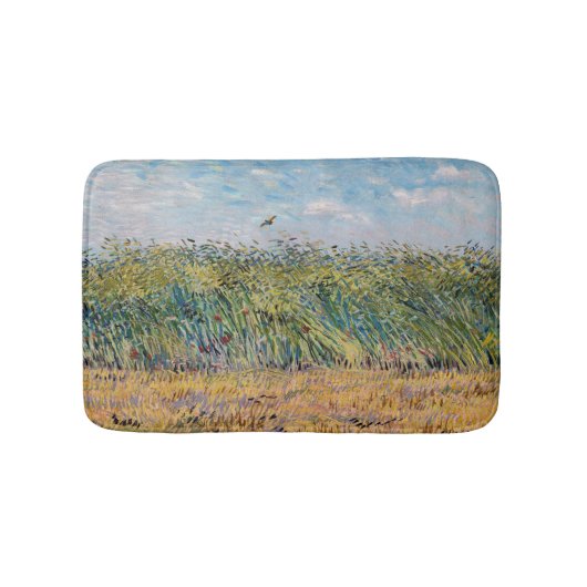 Vincent van Gogh - Wheat Field met een Lark Badmat (Voorkant)