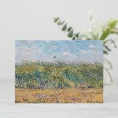 Vincent van Gogh - Wheat Field met een Lark Bedankkaart (Staand voorkant)