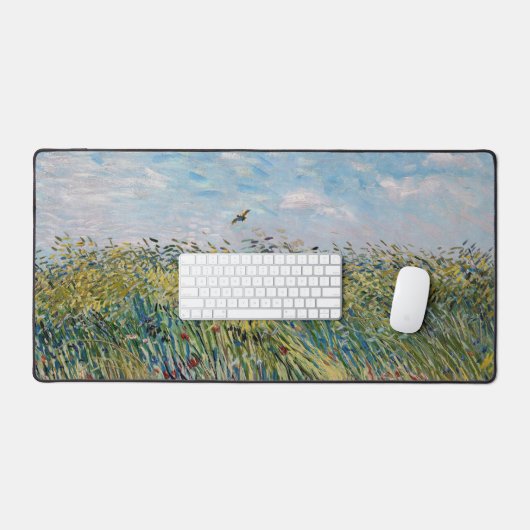 Vincent van Gogh - Wheat Field met een Lark Bureaumat (Keyboard & Muis)