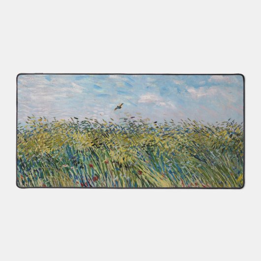 Vincent van Gogh - Wheat Field met een Lark Bureaumat (Voorkant)