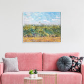 Vincent van Gogh - Wheat Field met een Lark Canvas Afdruk (Insitu (Woonkamer))