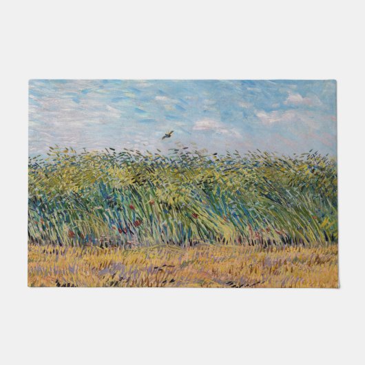 Vincent van Gogh - Wheat Field met een Lark Deurmat (Voorkant)