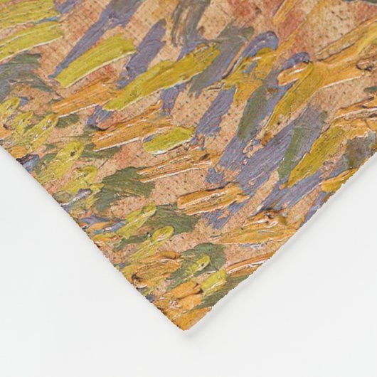 Vincent van Gogh - Wheat Field met een Lark Fleece Deken (Hoek)