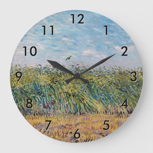 Vincent van Gogh - Wheat Field met een Lark Grote Klok (Voorkant)