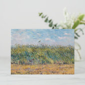 Vincent van Gogh - Wheat Field met een Lark Kaart (Staand voorkant)