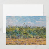 Vincent van Gogh - Wheat Field met een Lark Kaart (Voorkant / Achterkant)