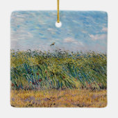 Vincent van Gogh - Wheat Field met een Lark Keramisch Ornament (Achterkant)