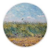 Vincent van Gogh - Wheat Field met een Lark Keramische Knop (Voorkant)