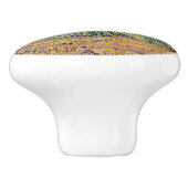 Vincent van Gogh - Wheat Field met een Lark Keramische Knop (Zijkant)