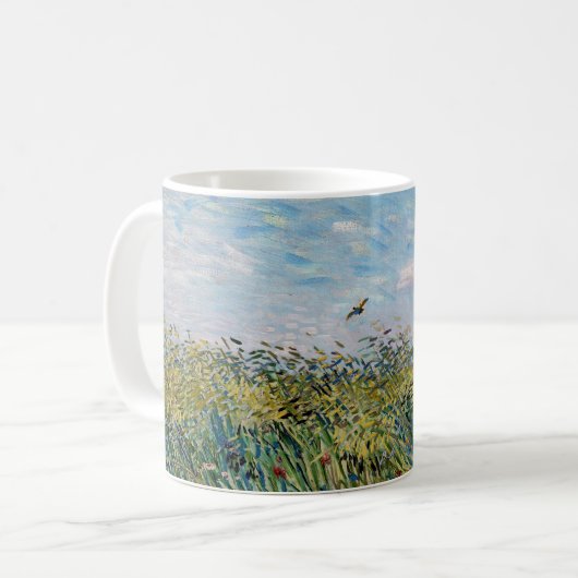 Vincent van Gogh - Wheat Field met een Lark Koffiemok (Voorkant links)